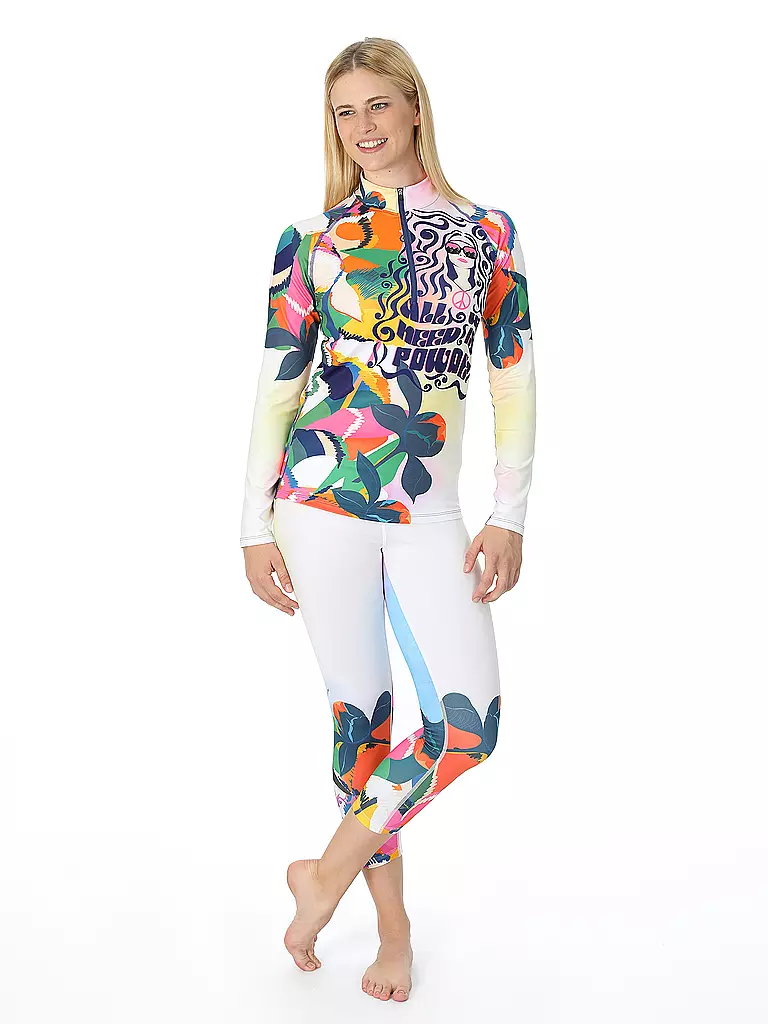 FREISEIN | Damen Unterzieh Zipshirt UpsideDown | Multicolor