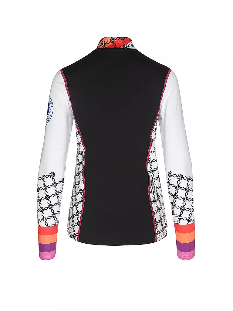 FREISEIN | Damen Unterzieh Zipshirt Winter Wonder | Negro