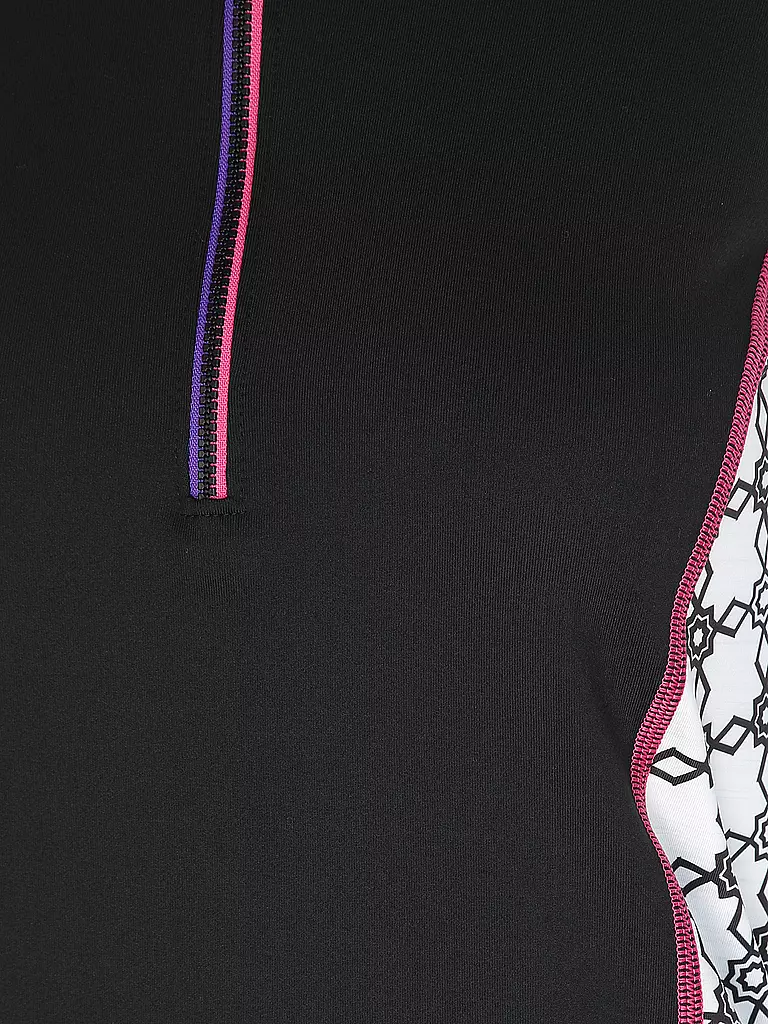 FREISEIN | Damen Unterzieh Zipshirt Winter Wonder | Negro