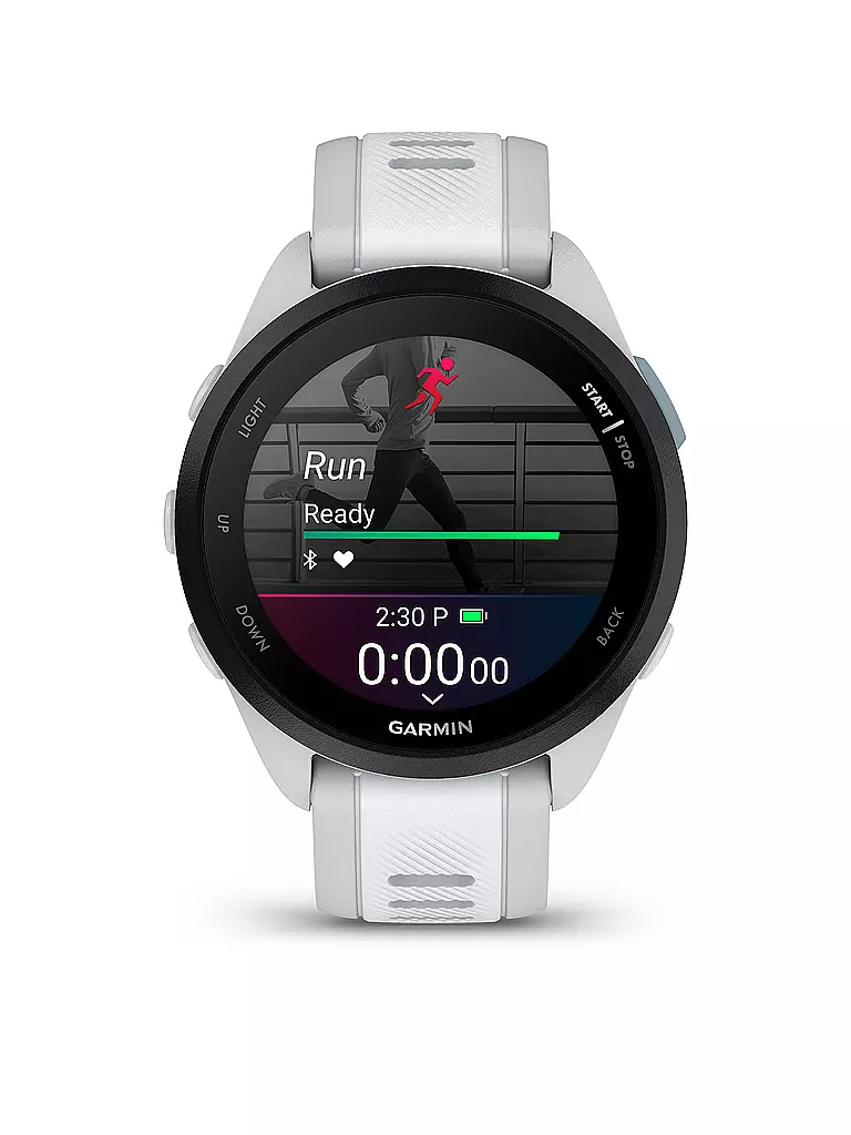 GARMIN | Reloj de carrera GPS Forerunner® 165 | Blanco