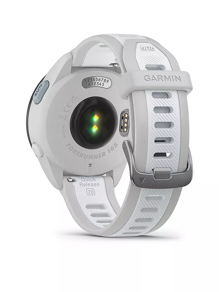 GARMIN | Reloj de carrera GPS Forerunner® 165 | Blanco