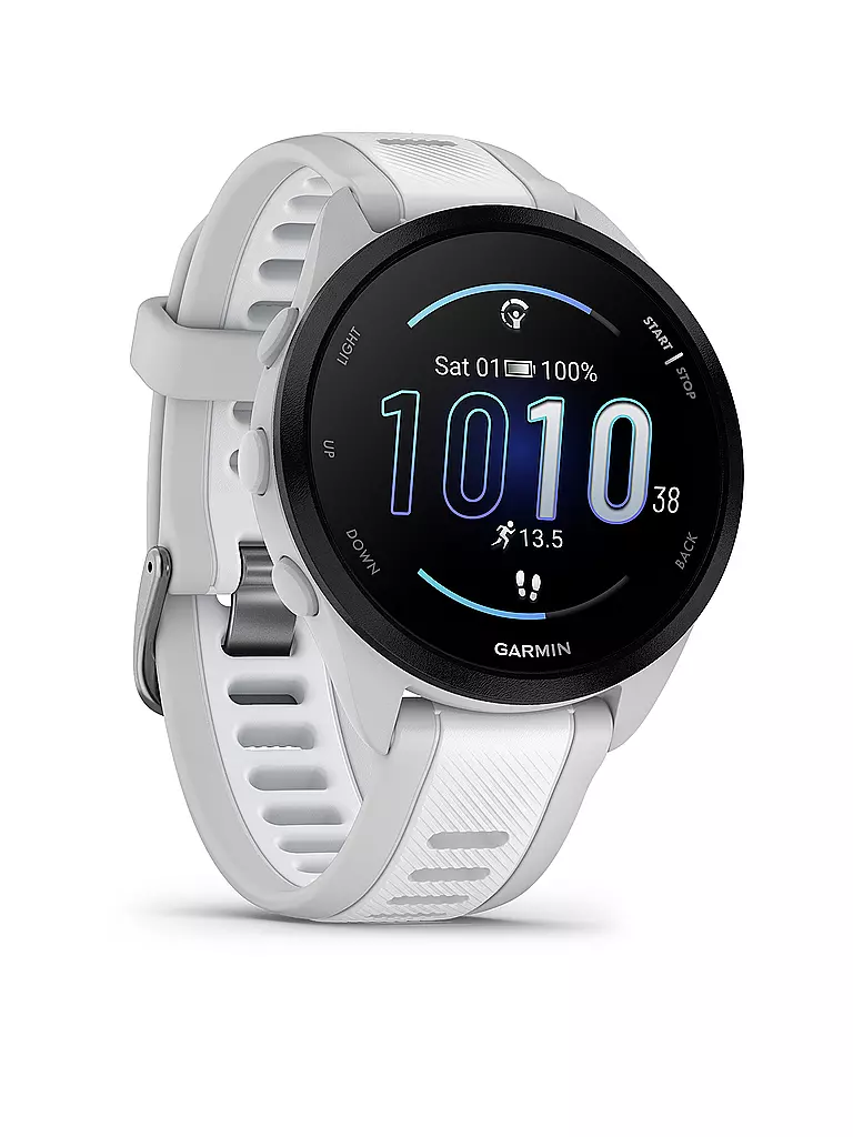 GARMIN | Reloj de carrera GPS Forerunner® 165 | Blanco