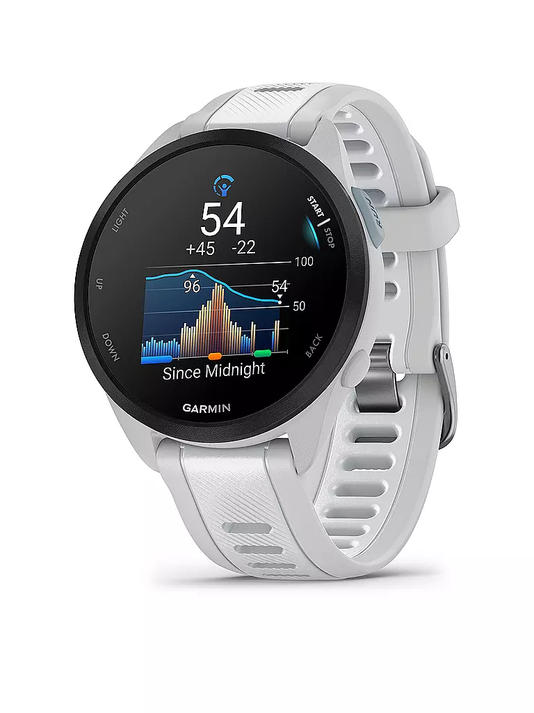 GARMIN | Reloj de carrera GPS Forerunner® 165 | Blanco
