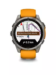 GARMIN | Smartwatch GPS multisport Fenix 8 Amoled Sapphire 47mm | Naranja