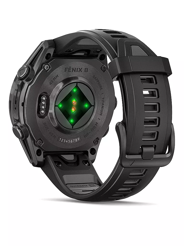 GARMIN | Smartwatch GPS multisport Fenix 8 Amoled Sapphire 43mm |