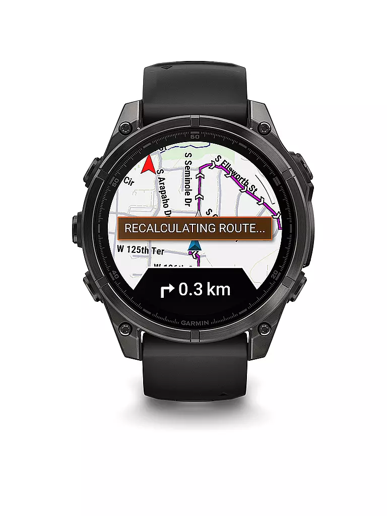 GARMIN | Smartwatch GPS multisport Fenix 8 Amoled Sapphire 47mm | Gris