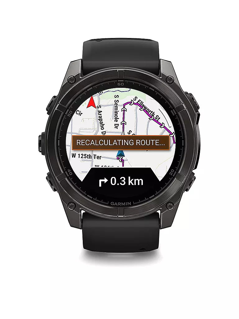 GARMIN | Smartwatch GPS multisport Fenix 8 Amoled Sapphire 51mm | Gris