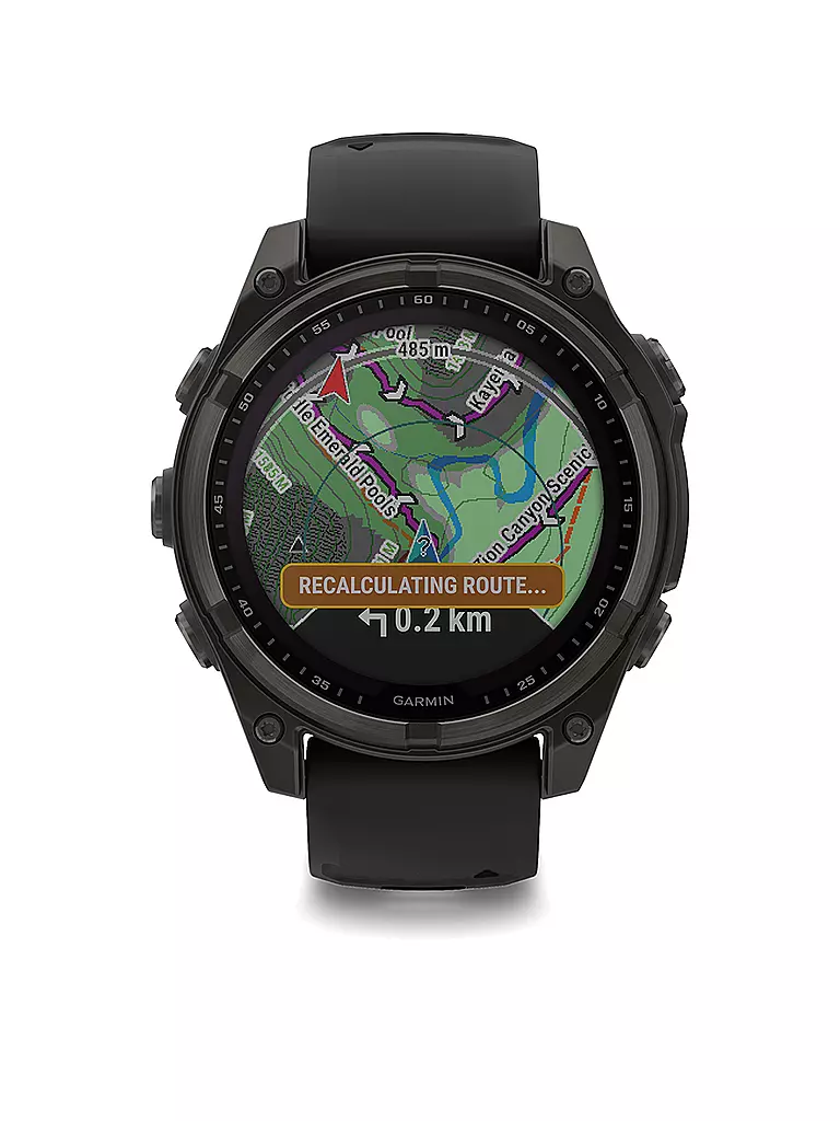 GARMIN | Smartwatch GPS multisport Fenix 8 Solar Sapphire 47mm | Gris