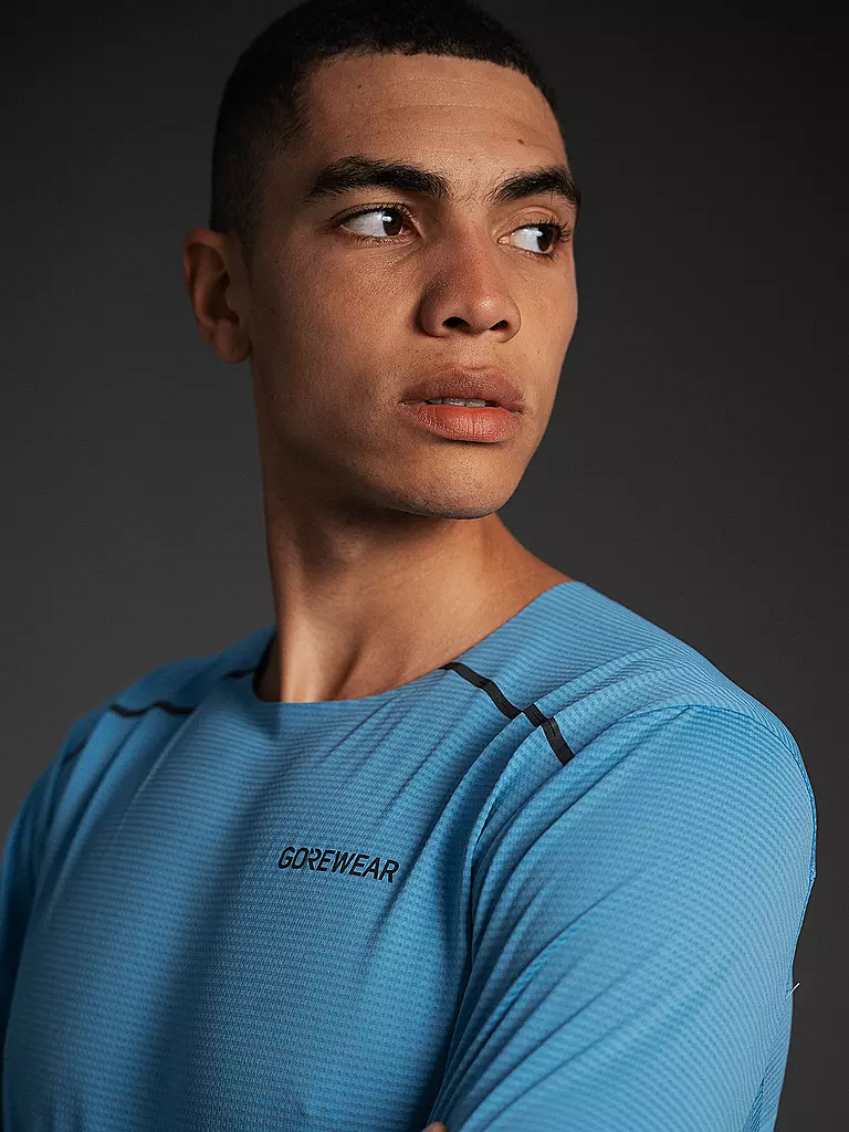GOREWEAR | Camiseta de running para hombre Contedst 2.0 | Azul