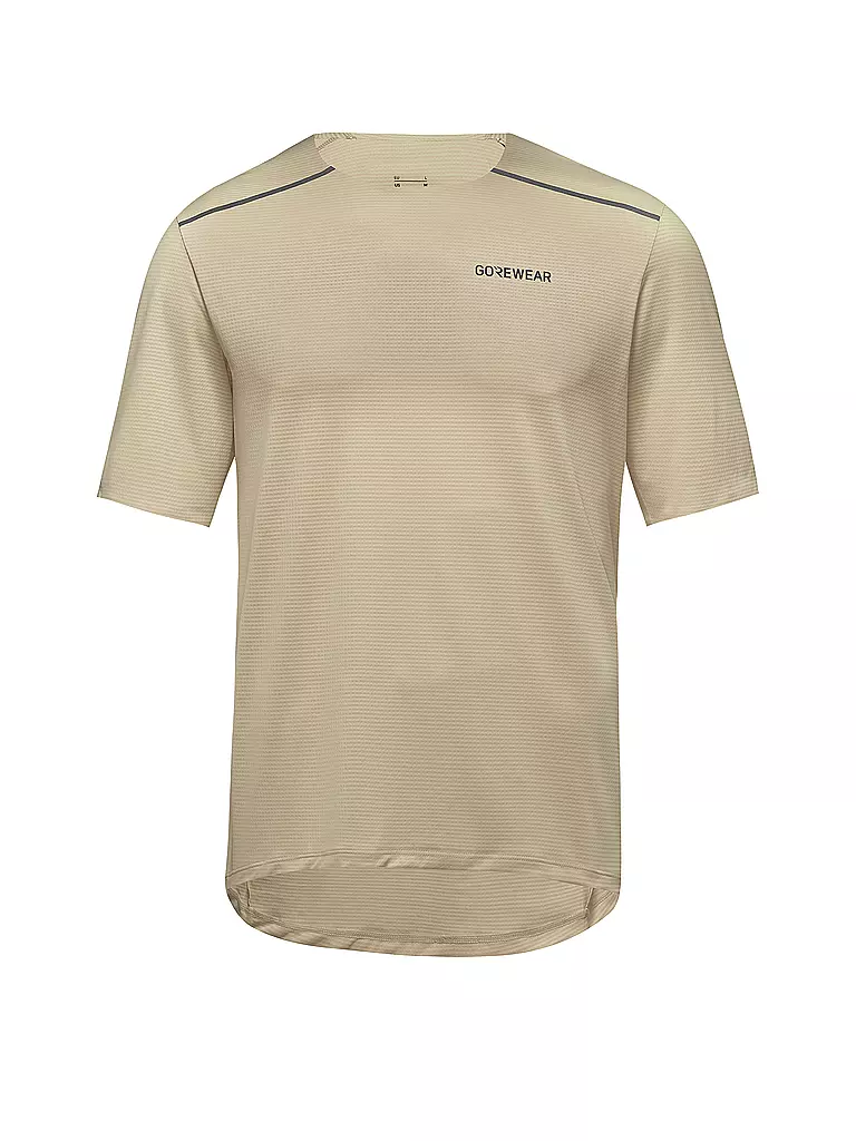 GOREWEAR | Camiseta de running para hombre Contest 2.0 | Beige