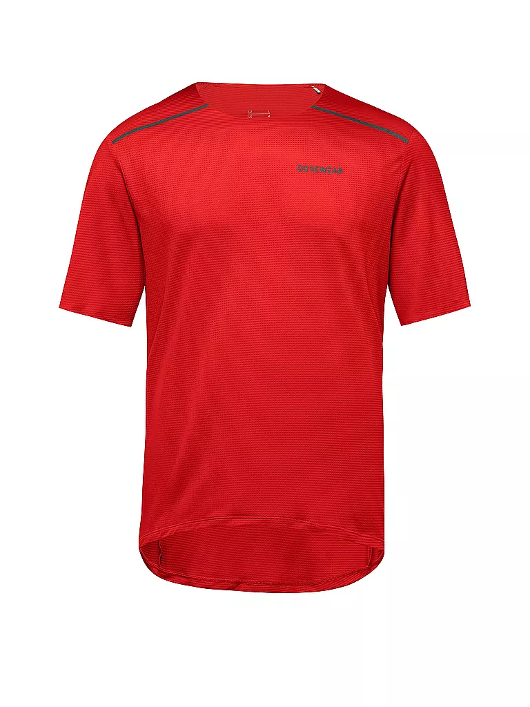 GOREWEAR | Camiseta de running para hombre Contest 2.0 | Rojo