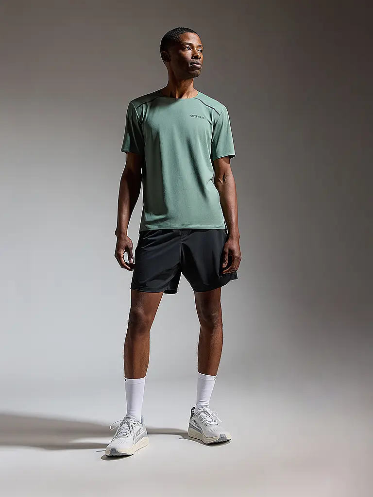 GOREWEAR | Camiseta de running para hombre Contest 2.0 | Verde oscuro