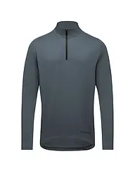 GOREWEAR | Camiseta de running para hombre Everyday con cremallera de 1/4 | Gris