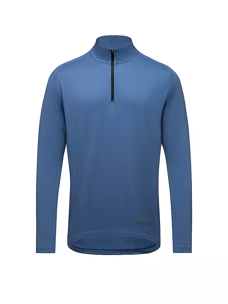 GOREWEAR | Camiseta de running para hombre Everyday con cremallera de 1/4 | Azul