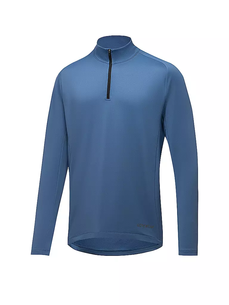GOREWEAR | Camiseta de running para hombre Everyday con cremallera de 1/4 | Azul
