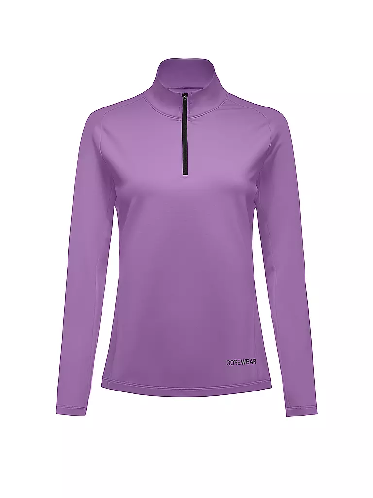 GOREWEAR | Camiseta de running para mujer Everyday con cremallera de 1/4 | Lila