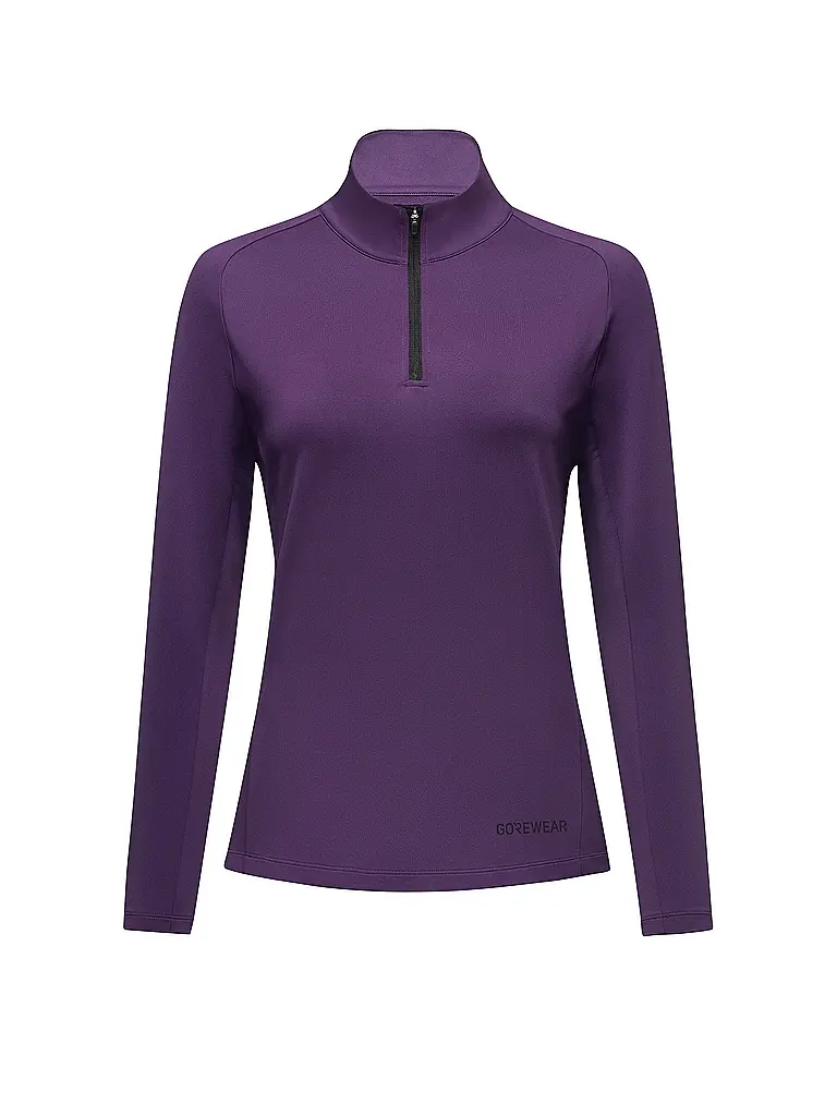 GOREWEAR | Camiseta de running para mujer Everyday con cremallera de 1/4 | Lila