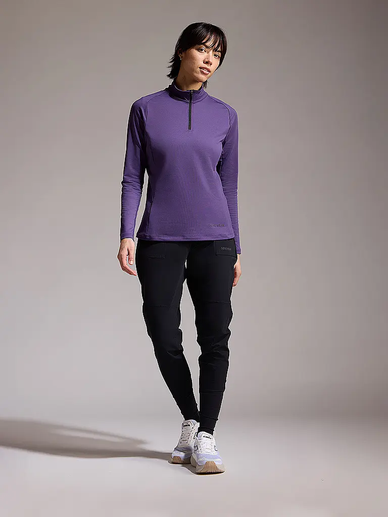 GOREWEAR | Camiseta de running para mujer Everyday con cremallera de 1/4 | Lila