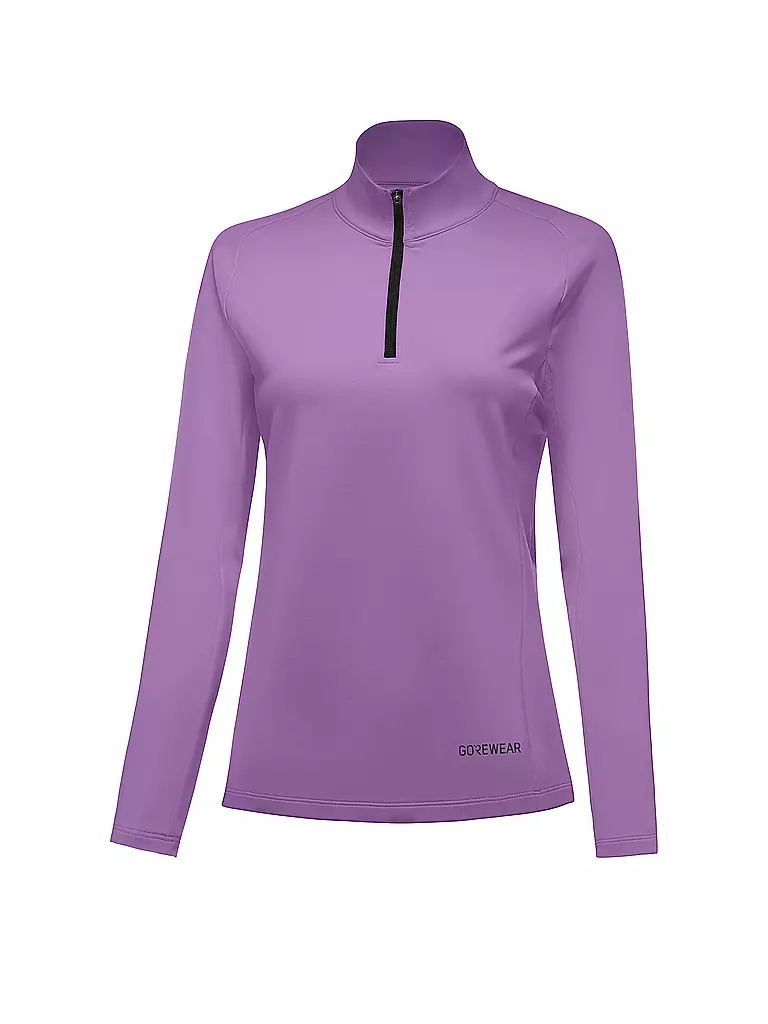 GOREWEAR | Camiseta de running para mujer Everyday con cremallera de 1/4 | Lila