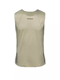 GOREWEAR | Camiseta de running sin mangas para hombre Contest 2.0 | Beige
