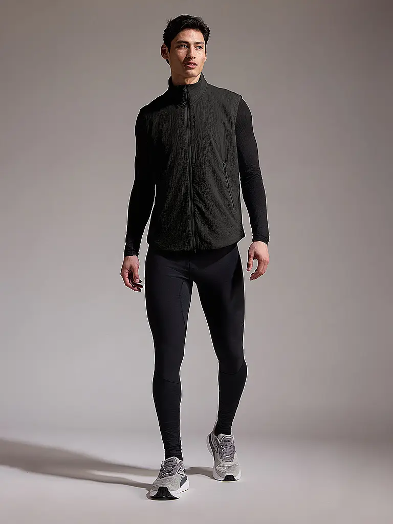 GOREWEAR | Chaleco de running para hombre Concurve Windstopper | Negro