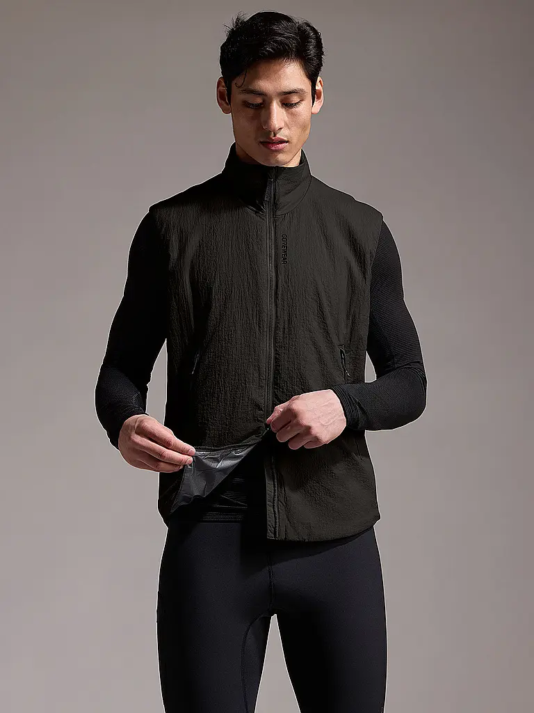 GOREWEAR | Chaleco de running para hombre Concurve Windstopper |