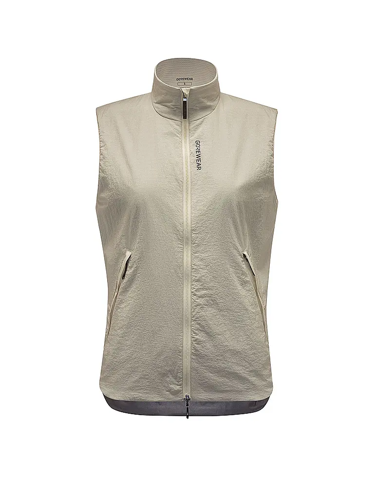 GOREWEAR | Chaleco de running para mujer CONCURVE WINDSTOPPER® | Beige