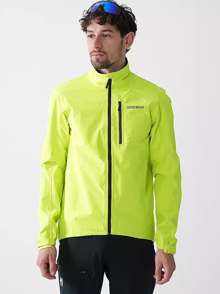 GOREWEAR | Chaqueta de ciclismo para hombre Glidewheel GTX | Amarillo