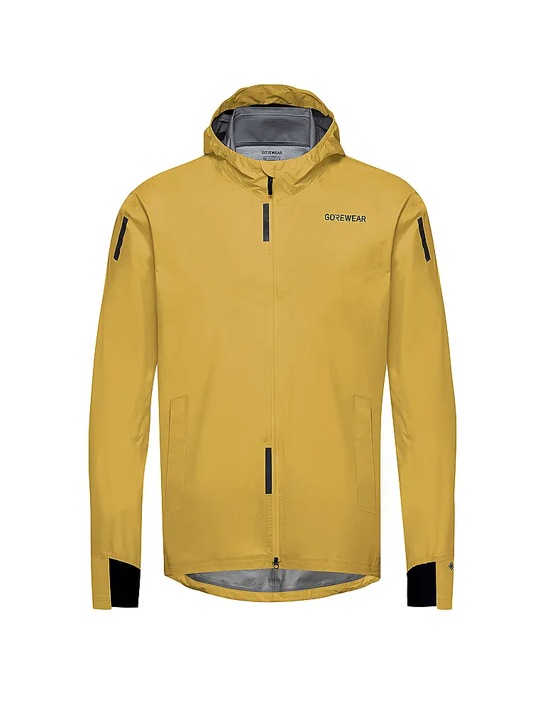 GOREWEAR | Chaqueta de running Concurve Gore-Tex para hombre | Mostaza
