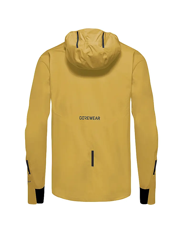 GOREWEAR | Chaqueta de running Concurve Gore-Tex para hombre | Mostaza