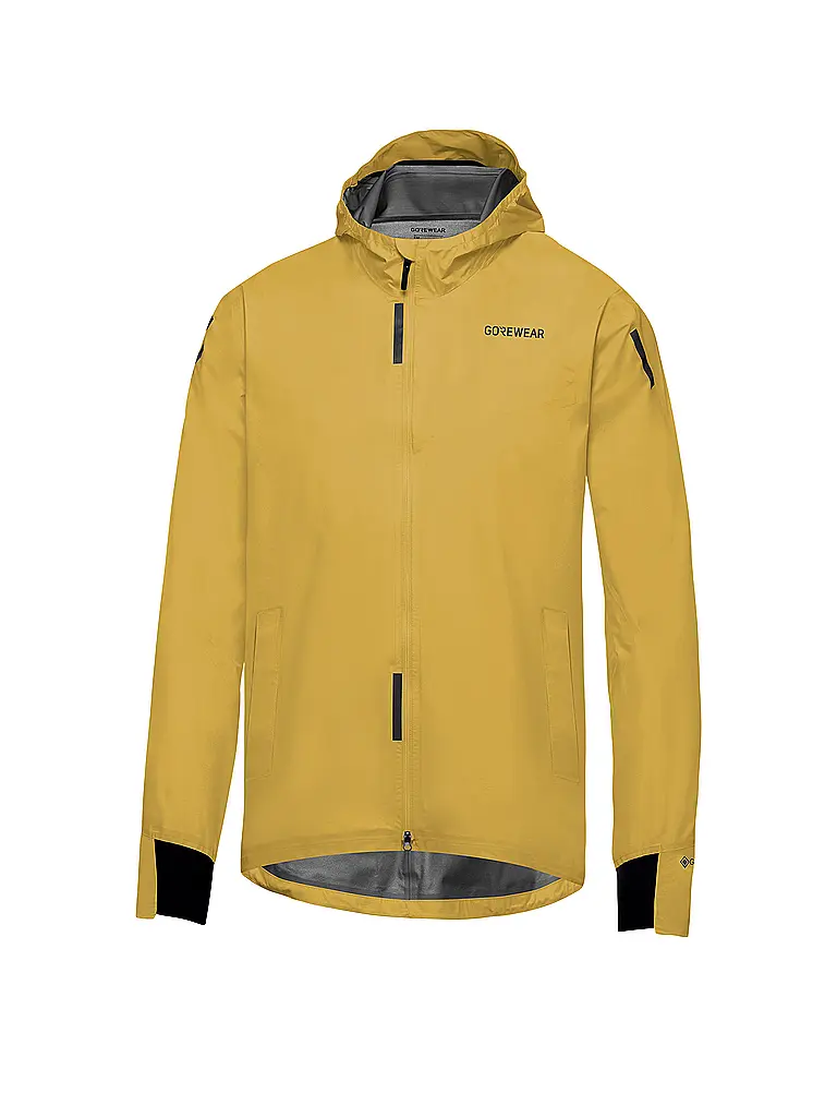 GOREWEAR | Chaqueta de running Concurve Gore-Tex para hombre | Mostaza