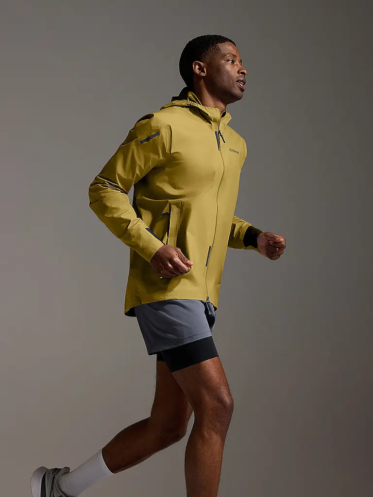 GOREWEAR | Chaqueta de running Concurve Gore-Tex para hombre | Mostaza