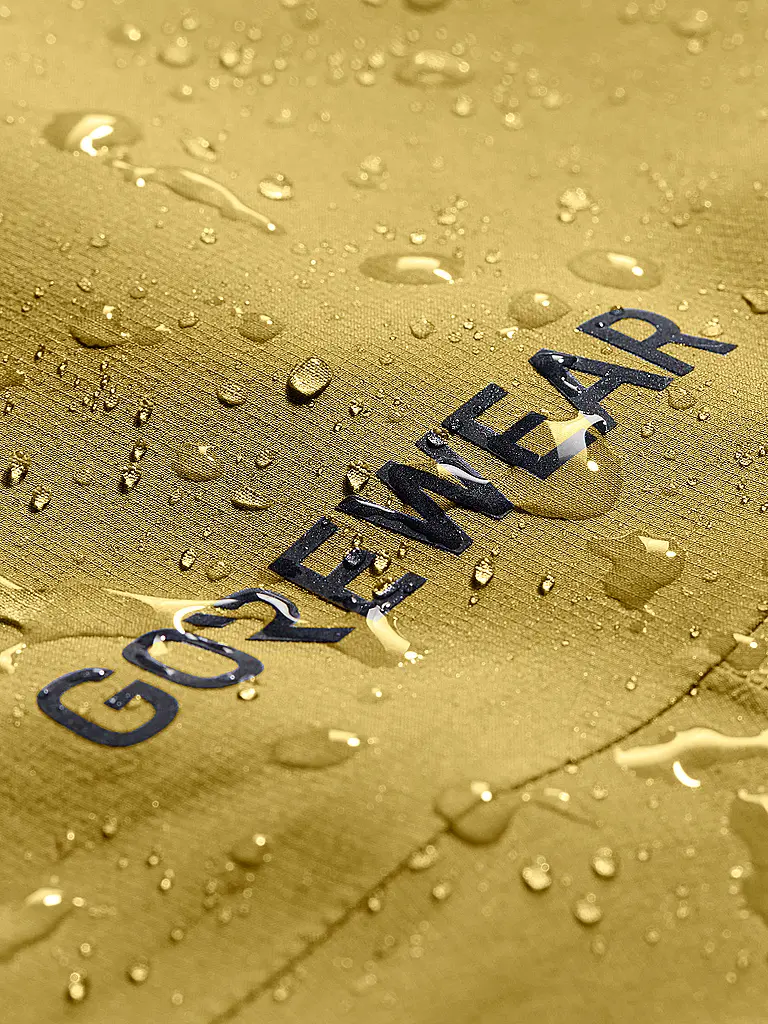 GOREWEAR | Chaqueta de running Concurve Gore-Tex para hombre | Mostaza