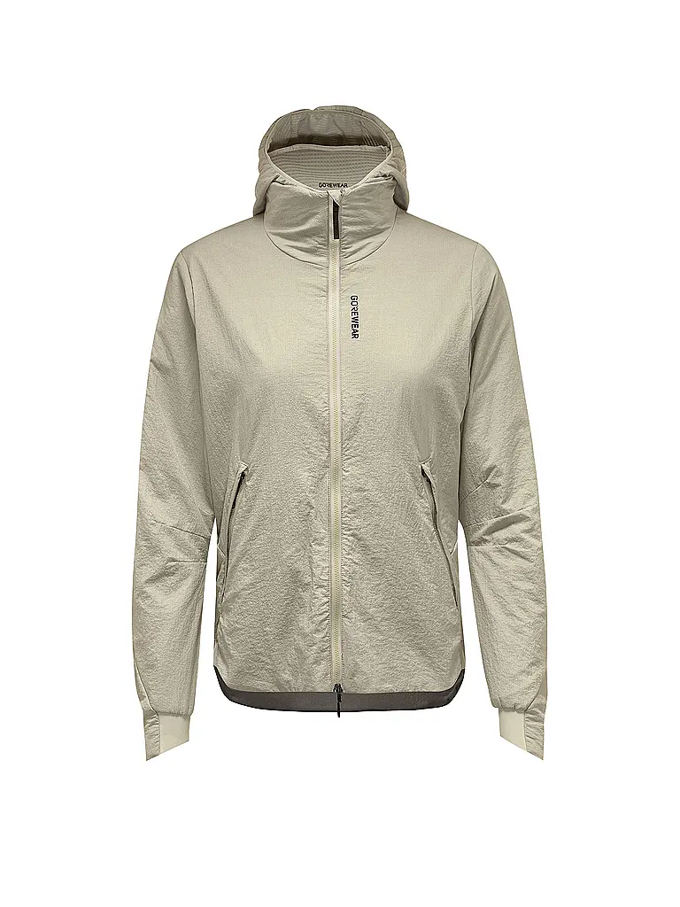 GOREWEAR | Chaqueta de running para mujer CONCURVE WINDSTOPPER® | Beige