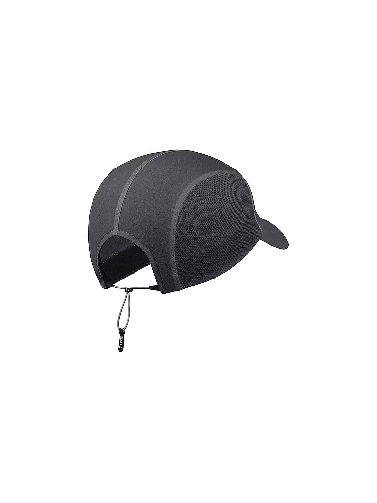 GOREWEAR | Gorra de running de malla para hombre | Negro