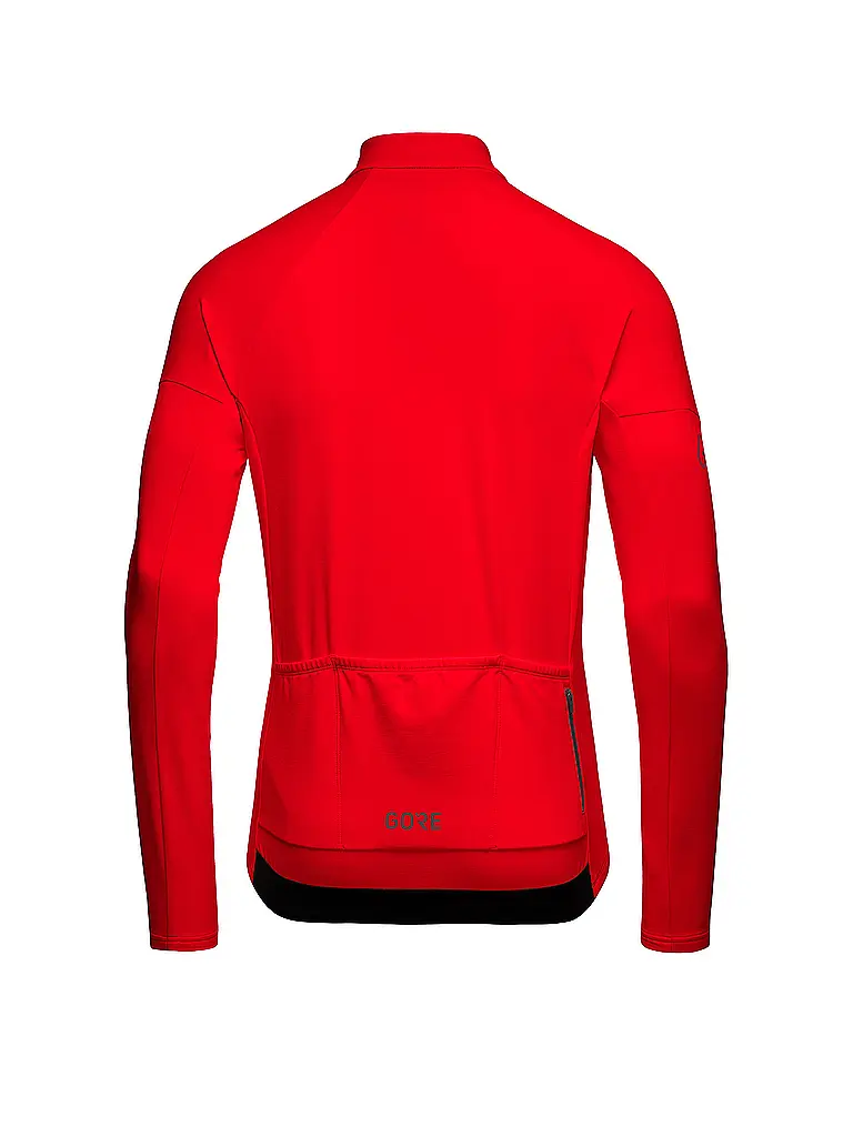 GOREWEAR | Maillot de ciclismo térmico C3 FZ para hombre | Rojo