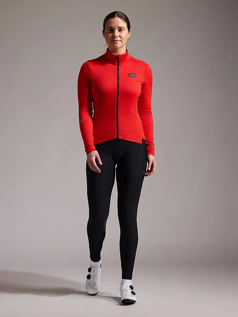 GOREWEAR | Maillot de ciclismo térmico Progress para mujer | Rojo