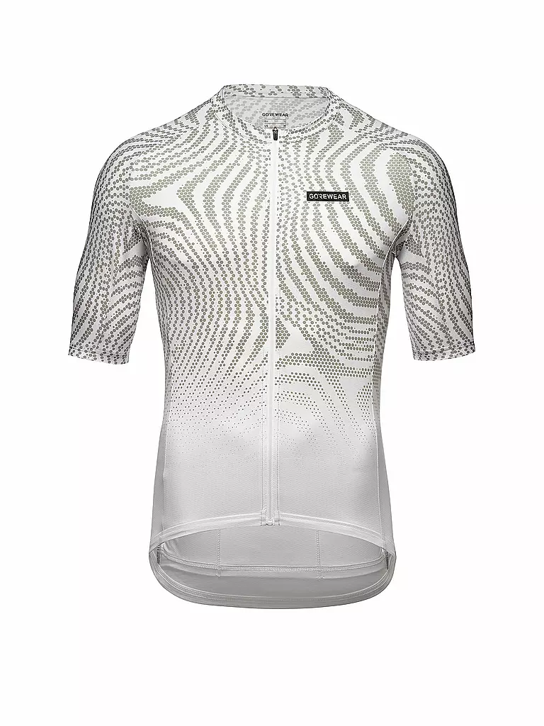 GOREWEAR | Maillot de hombre Spirit Moire FZ | Blanco