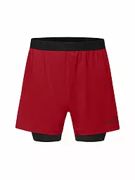 GOREWEAR | Pantalón corto de running para hombre Concurve 5 2en1 | Rojo