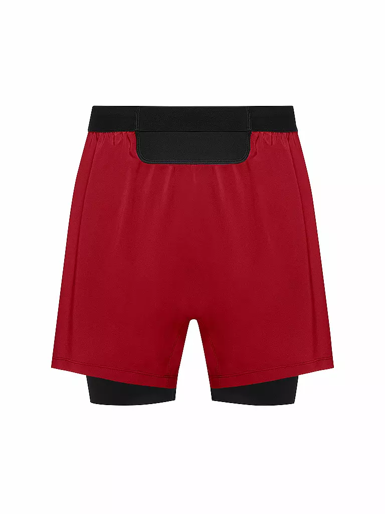 GOREWEAR | Pantalón corto de running para hombre Concurve 5 2en1 | Rojo