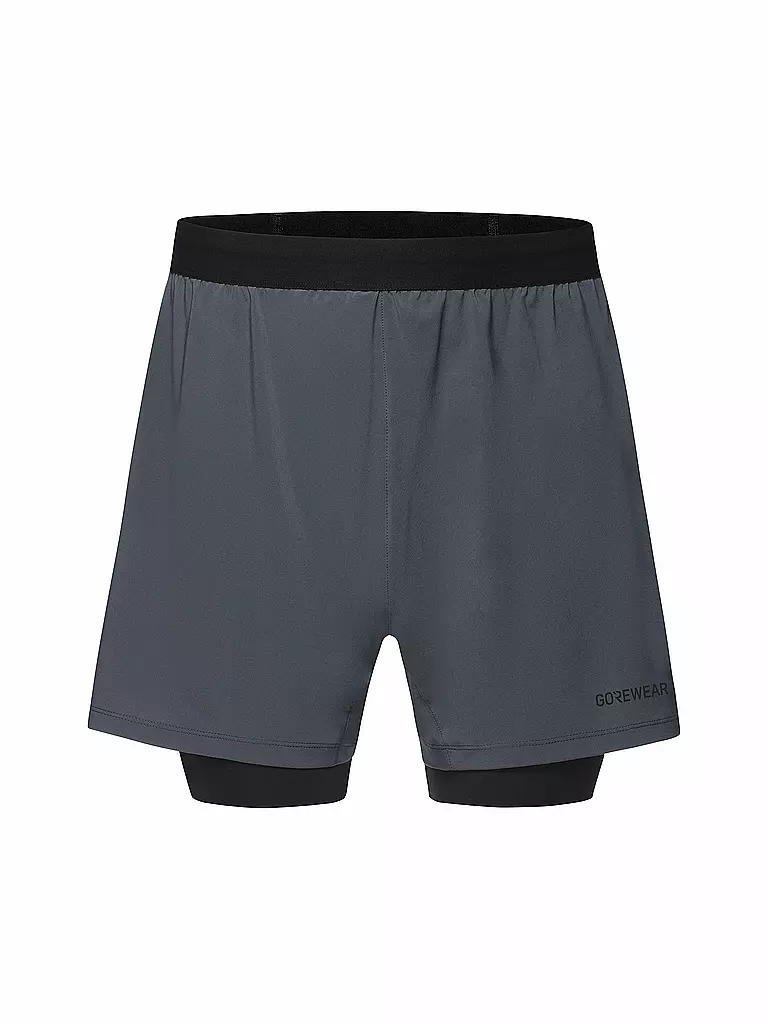 GOREWEAR | Pantalón corto de running para hombre Concurve 5 2in1 | Gris