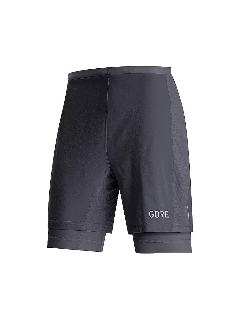 GOREWEAR | Pantalón corto de running para hombre R5 2IN1 | Negro