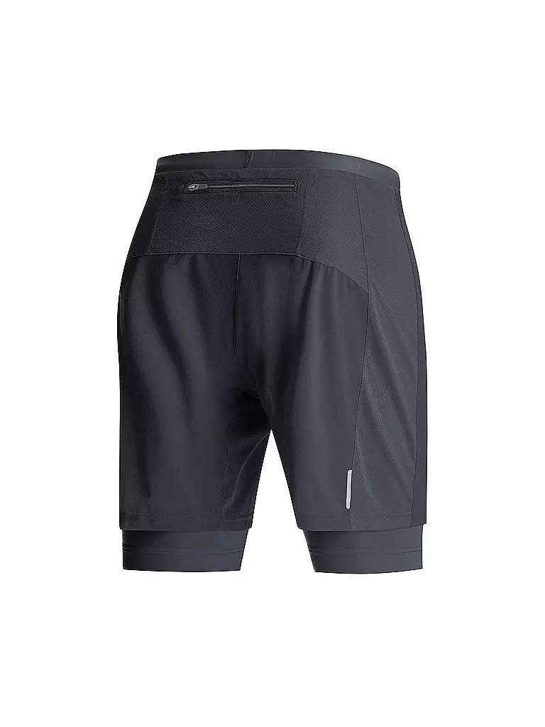 GOREWEAR | Pantalón corto de running para hombre R5 2IN1 | Negro