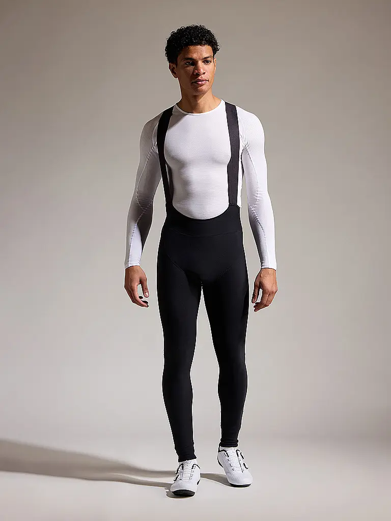 GOREWEAR | Pantalones de ciclismo de invierno para hombre Swiftride Thermo con tirantes | Negro