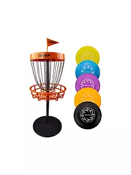 GURU | Guru Disc Golf Mini Basket-Set incl. 5 discos | Rojo