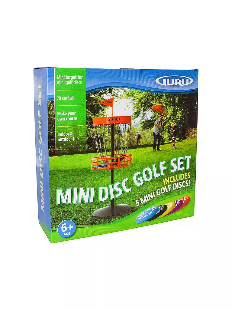 GURU | Guru Disc Golf Mini Basket-Set incl. 5 discos |