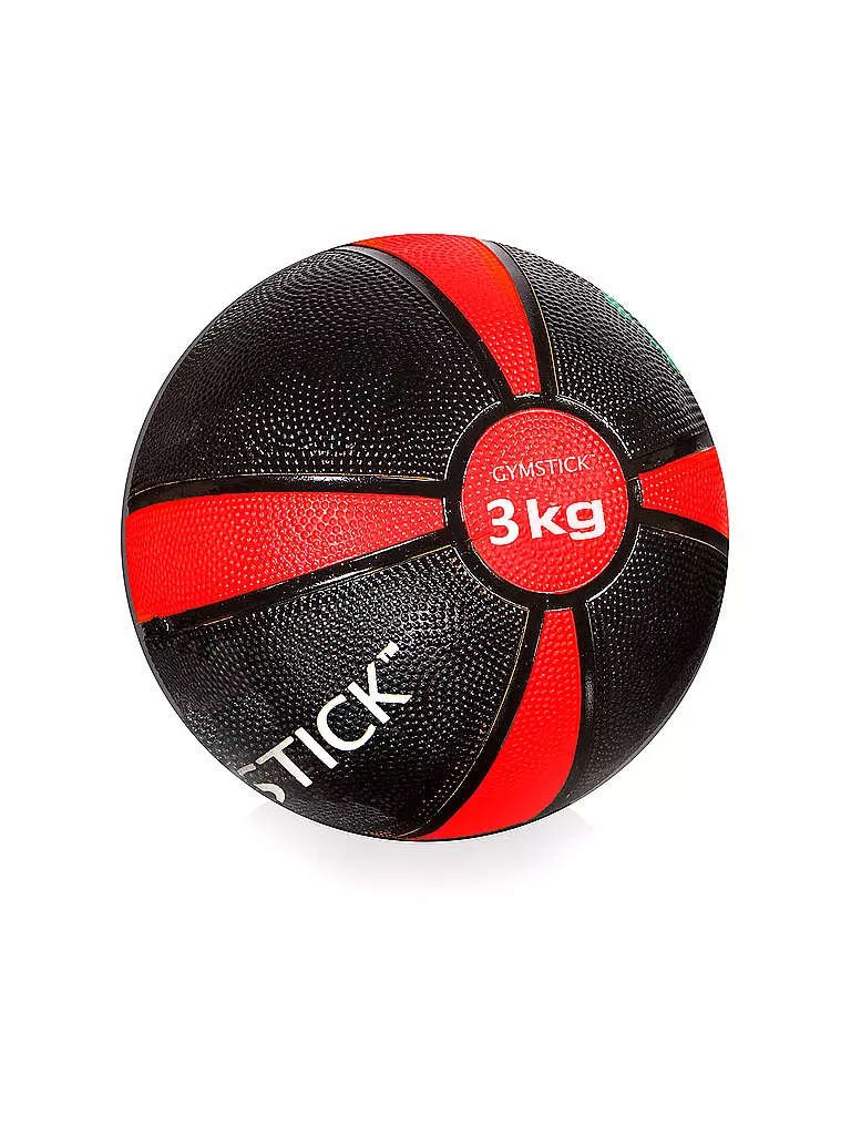 GYMSTICK | Balón medicinal de 3 kg | Negro