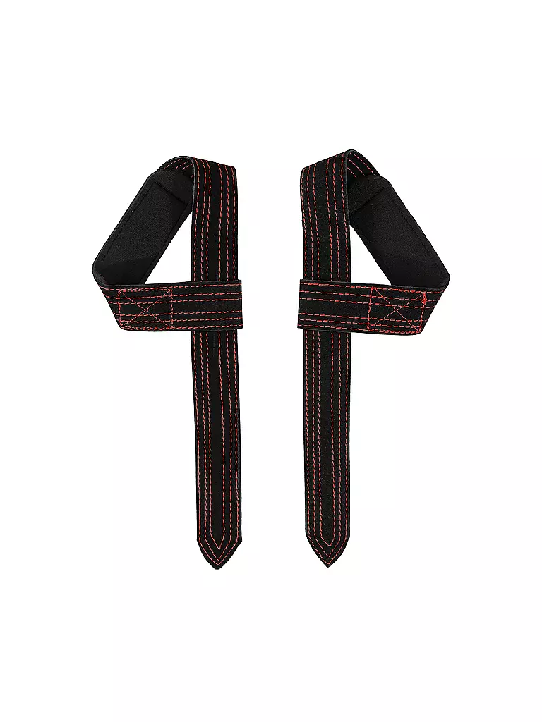 GYMSTICK | Correas de levantamiento de cuero | Negro
