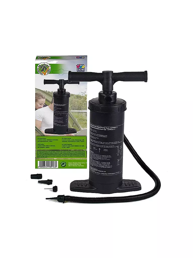 HAPPY PEOPLE | Bomba de doble acción | Sin color