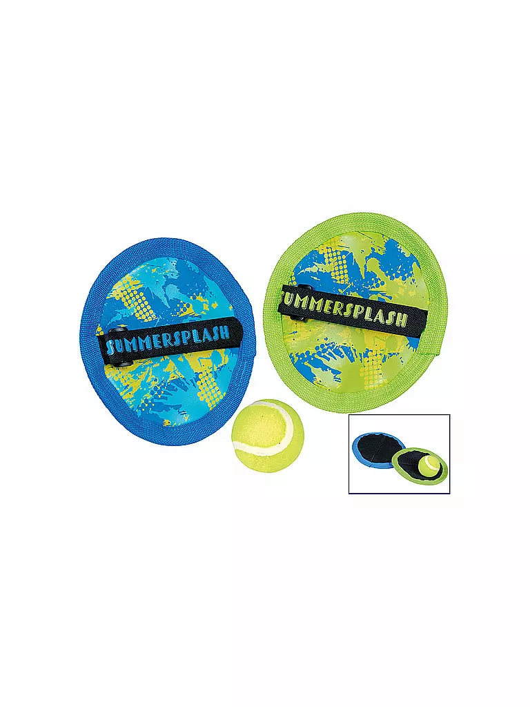 HAPPY PEOPLE | Set de juego de atrapar la pelota de neopreno |